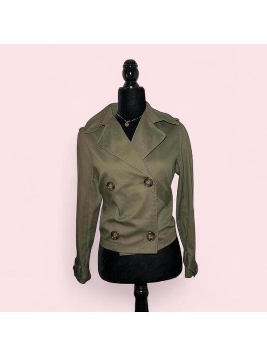 Jackets & Blazers - Vintage Y2K Shinestar Green Double Breasted Jacket Size Small